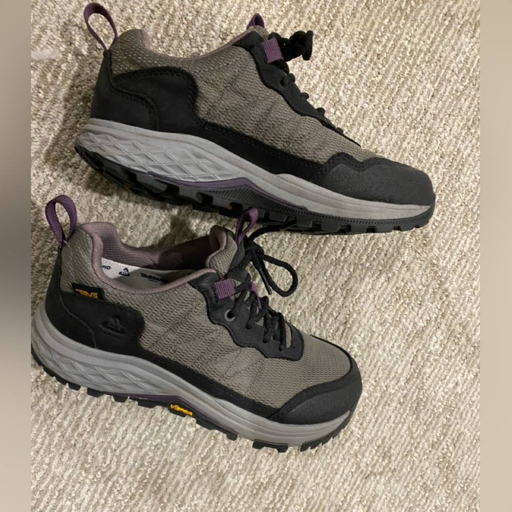 Teva Women's Black and Gray Athletic Shoes - Picture 3 of 4